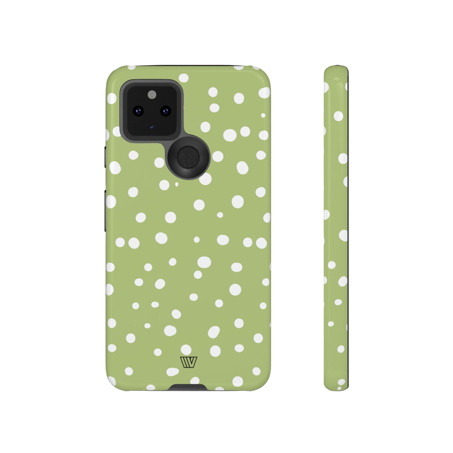 PALE OLIVE DOTS | Tough Phone Case - Trovvve