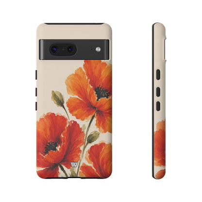 WILD POPPIES | Tough Phone Case