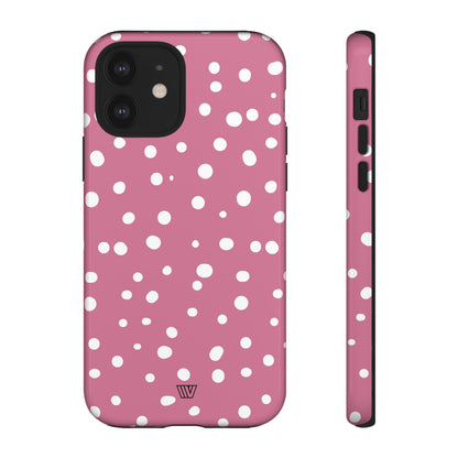 BLUSH RED DOTS | Tough Phone Case - Trovvve