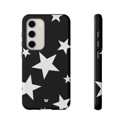 JET BLACK BOLD STARS | Tough Phone Case
