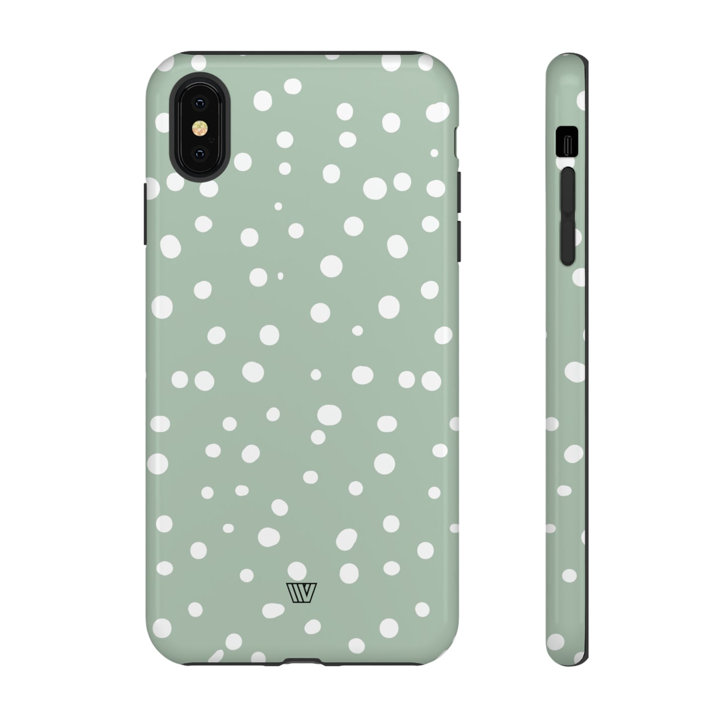 PASTEL GREEN DOTS | Tough Phone Case - Trovvve