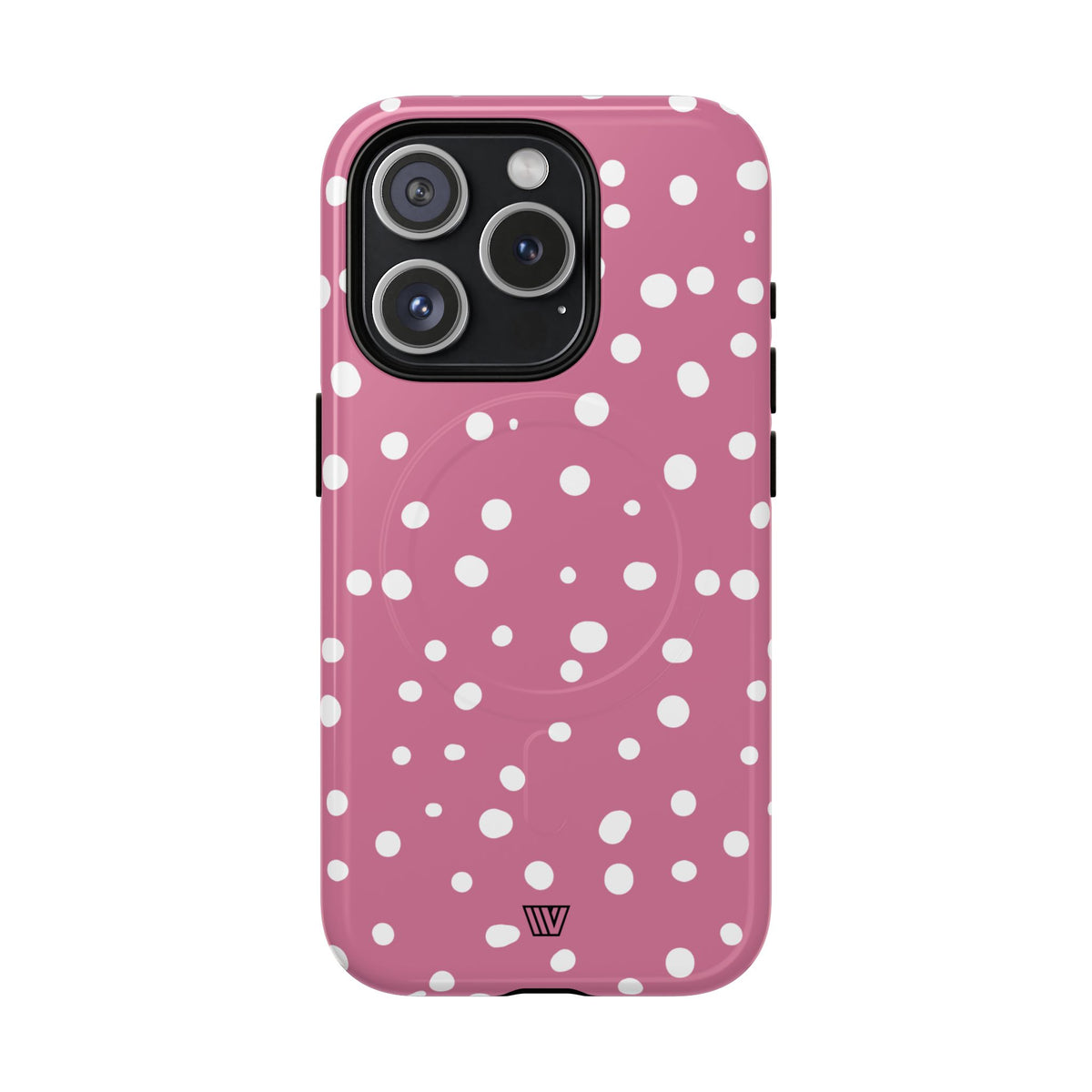 BLUSH RED DOTS | MagSafe Tough iPhone Case