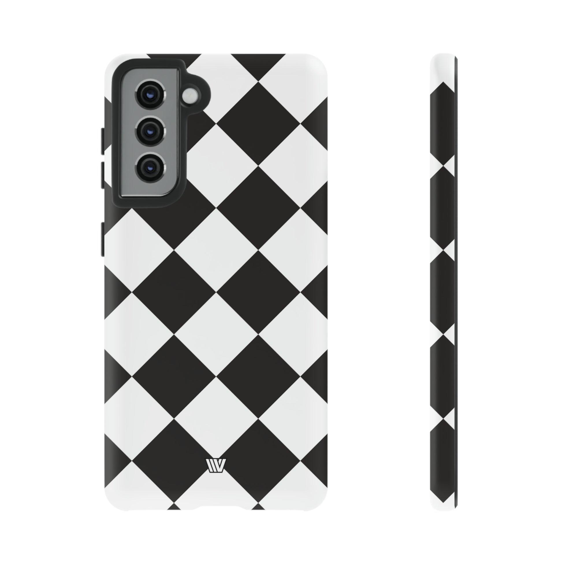 BLACK & WHITE DIAMOND | Tough Phone Case - Trovvve