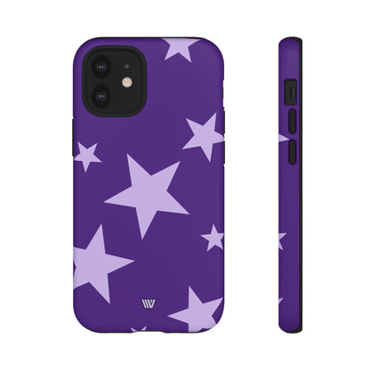 PURPLE BOLD STARS | Tough Phone Case