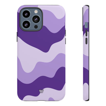 PURPLE WAVES | Tough Phone Case