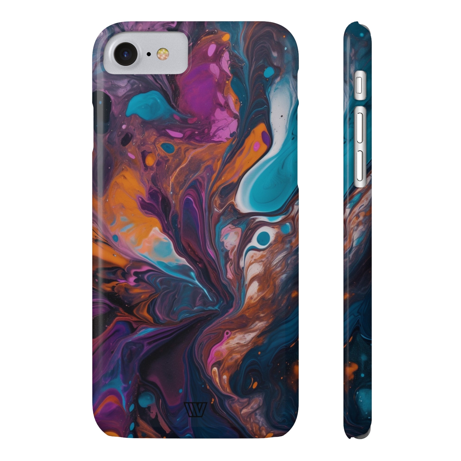 COSMIC PAINT SWIRL | Slim iPhone Case - Trovvve