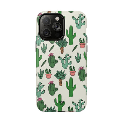 CACTUS DOODLES | MagSafe Tough iPhone Case