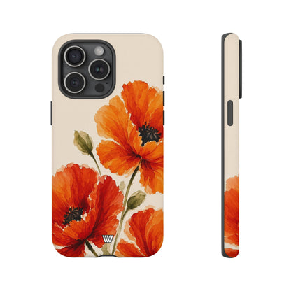 WILD POPPIES | Tough Phone Case