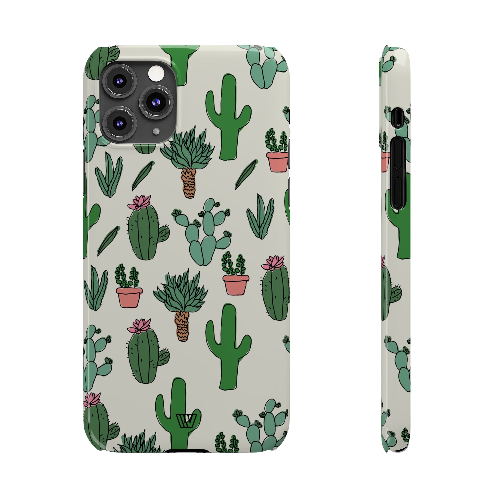 CACTUS DOODLES | Slim iPhone Case - Trovvve