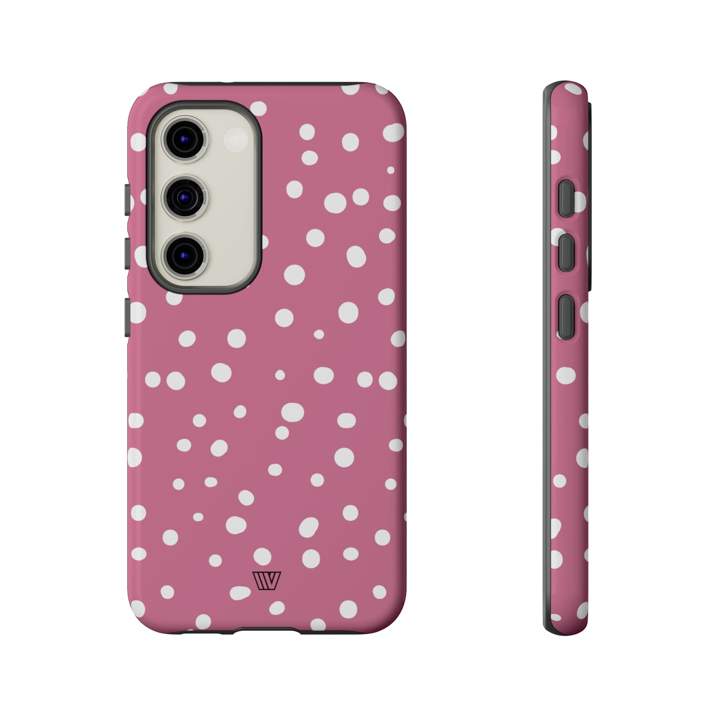 BLUSH RED DOTS | Tough Phone Case - Trovvve