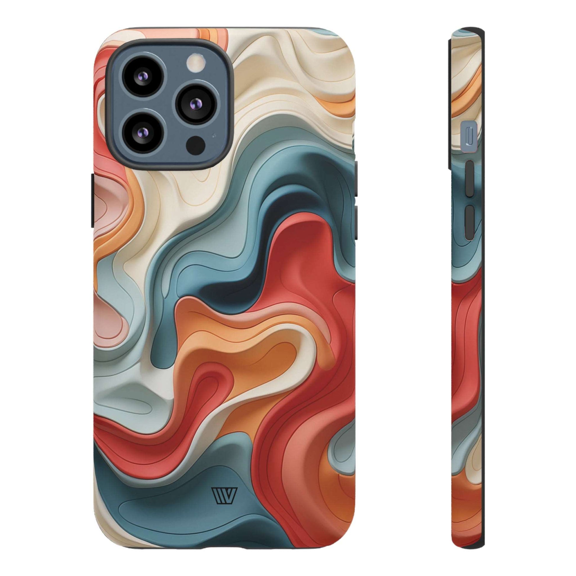 3D COLORFUL CLAY | Tough Phone Case - Trovvve