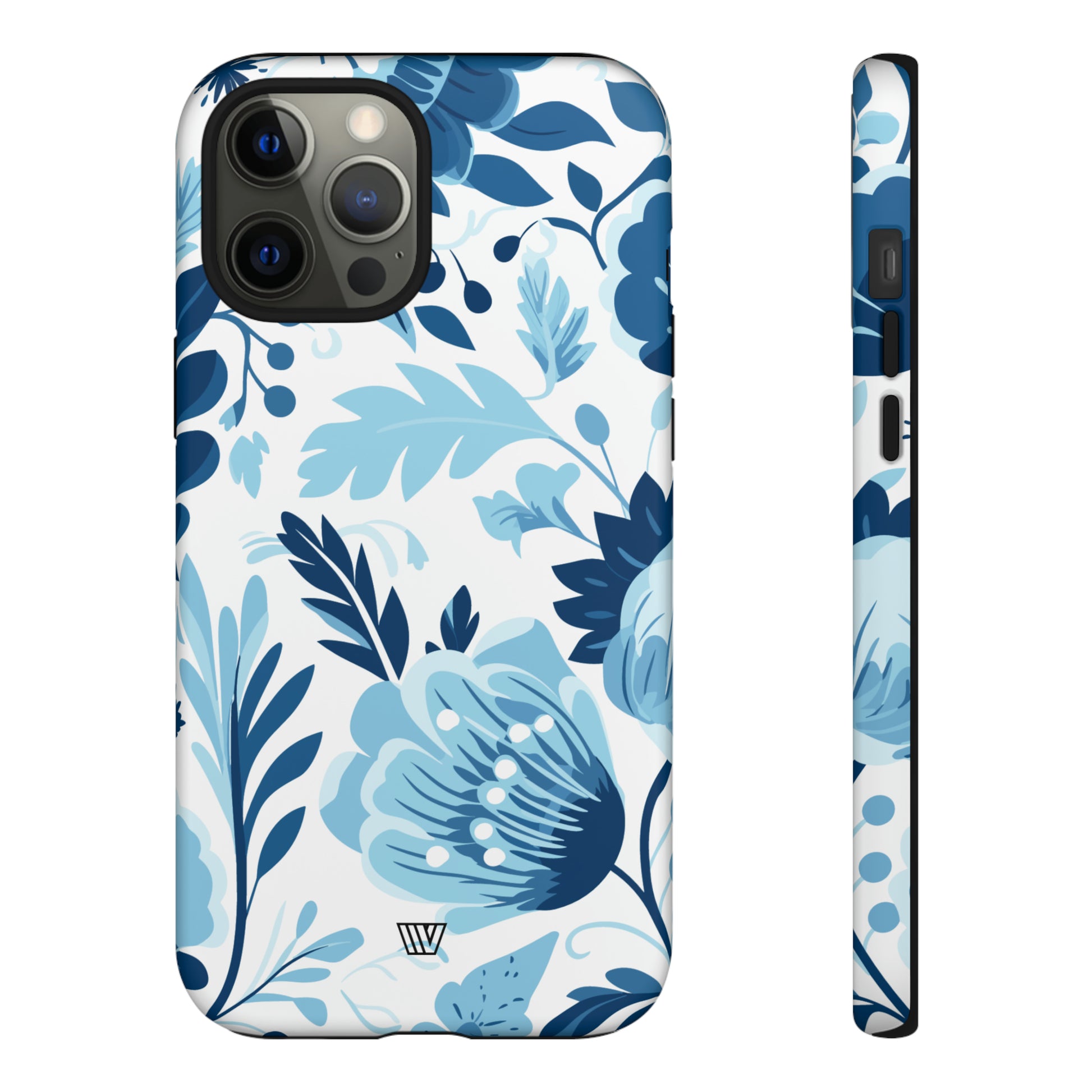 BLUE WHITE FLOWERS | Tough Phone Case - Trovvve