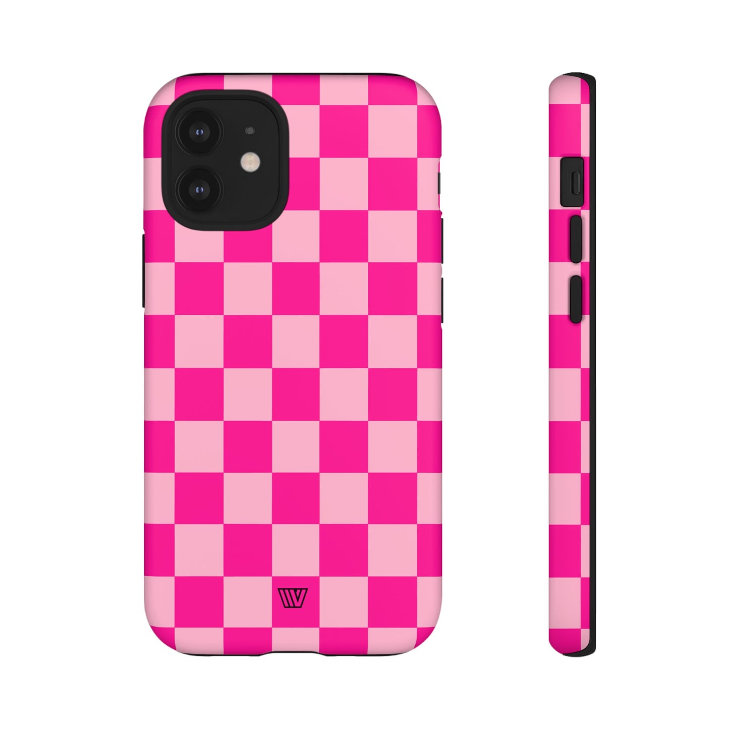 HOT PINK CHECKERBOARD | Tough Phone Case