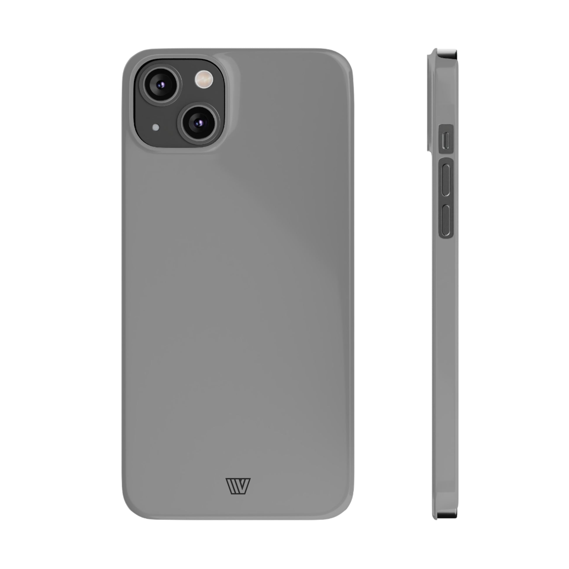 SOLID GRAY | Slim iPhone Case - Trovvve