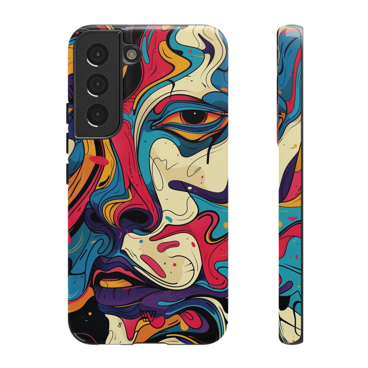 PAINT SWIRL FACE | Tough Phone Case