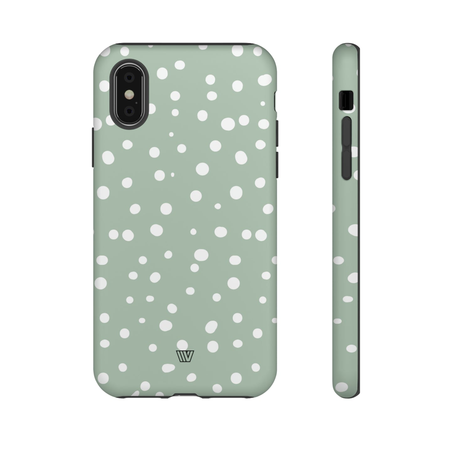 PASTEL GREEN DOTS | Tough Phone Case - Trovvve