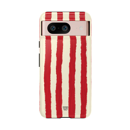 CANDY CANE STRIPE | Tough Phone Case