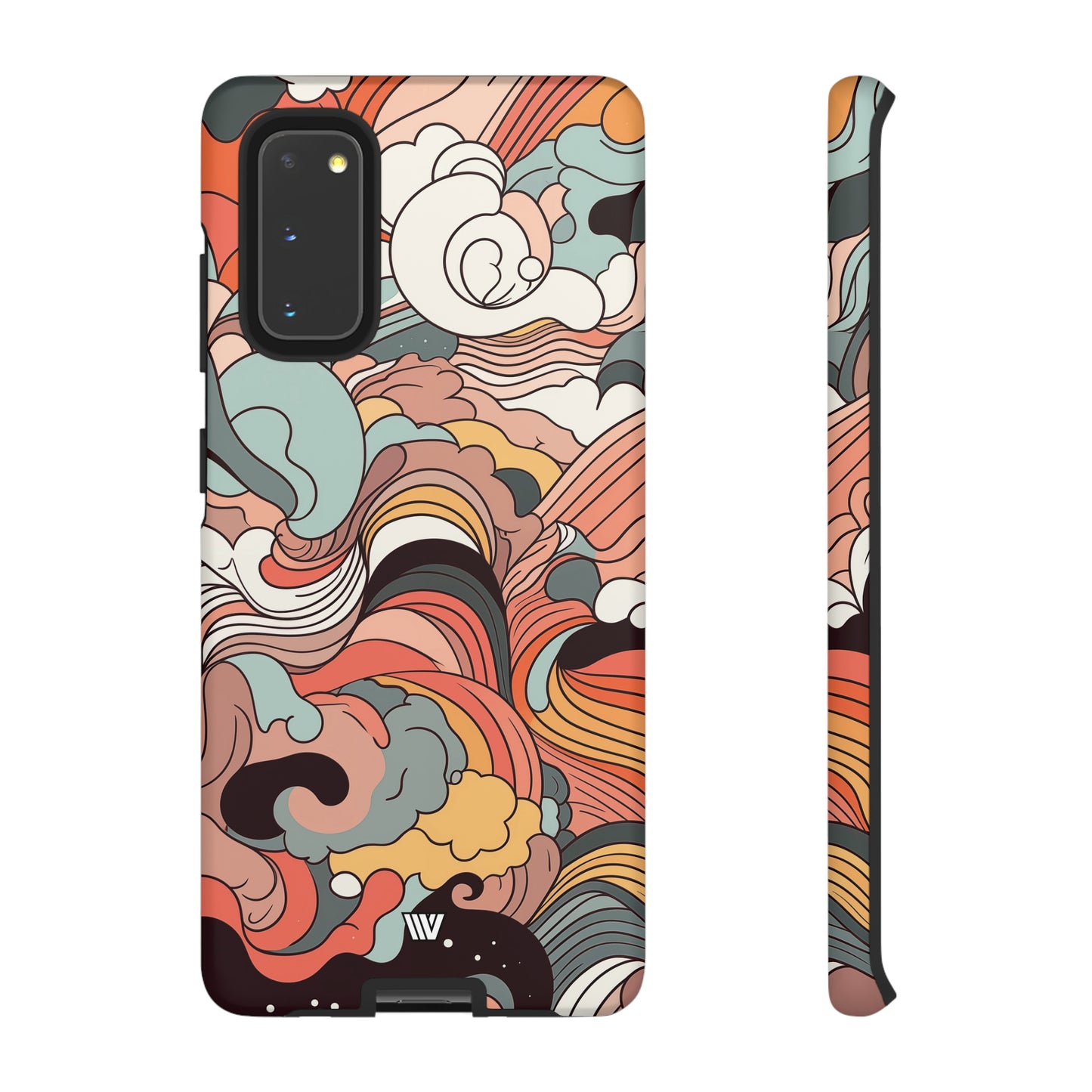 ABSTRACT DOODLE CLOUDS | Tough Phone Case - Trovvve