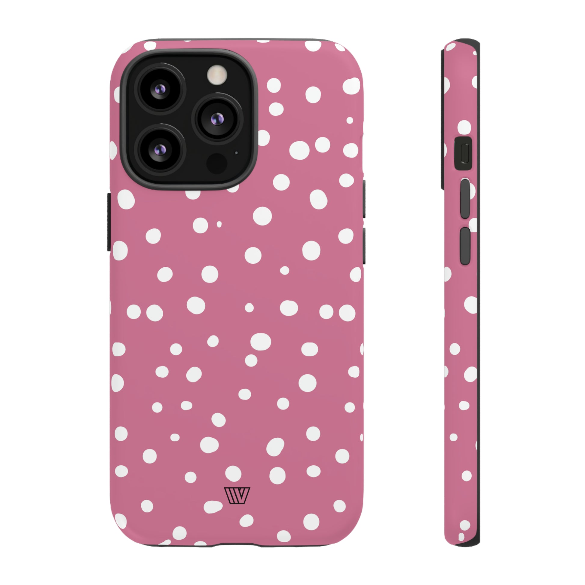 BLUSH RED DOTS | Tough Phone Case - Trovvve