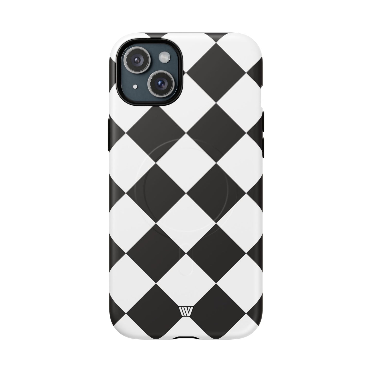 BLACK & WHITE DIAMOND | MagSafe Tough iPhone Case