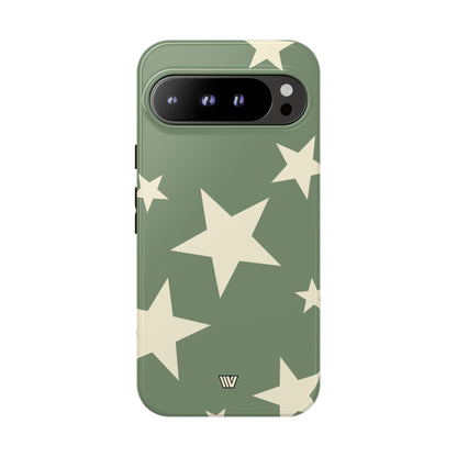 SAGE BOLD STARS | Tough Phone Case