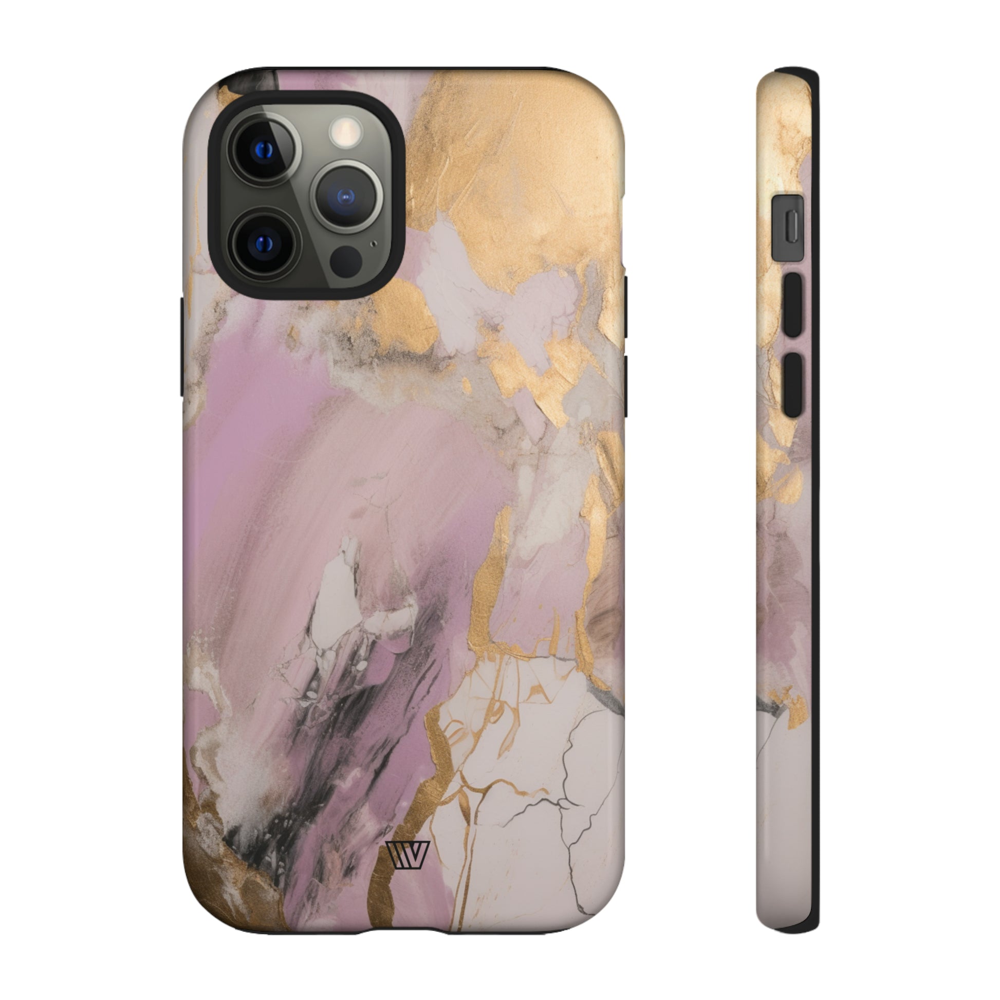 GOLD PINK ABSTRACT PAINTING | Tough Phone Case - Trovvve