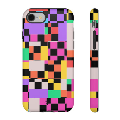 MASHED UP CHECKERBOARD | Tough Phone Case - Trovvve