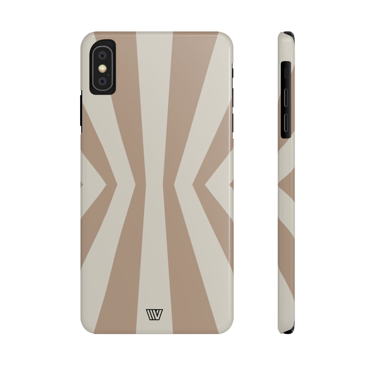 NEUTRAL INWARD LINES | Slim iPhone Case - Trovvve