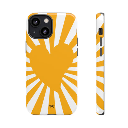 HEART SUN RAYS | Tough Phone Case - Trovvve