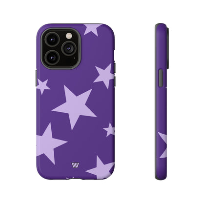 PURPLE BOLD STARS | Tough Phone Case