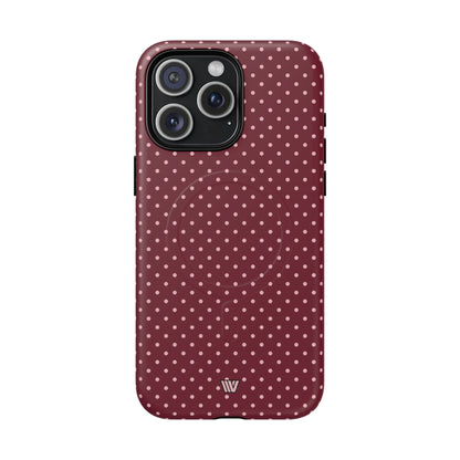 CLARET DOT | MagSafe Tough iPhone Case