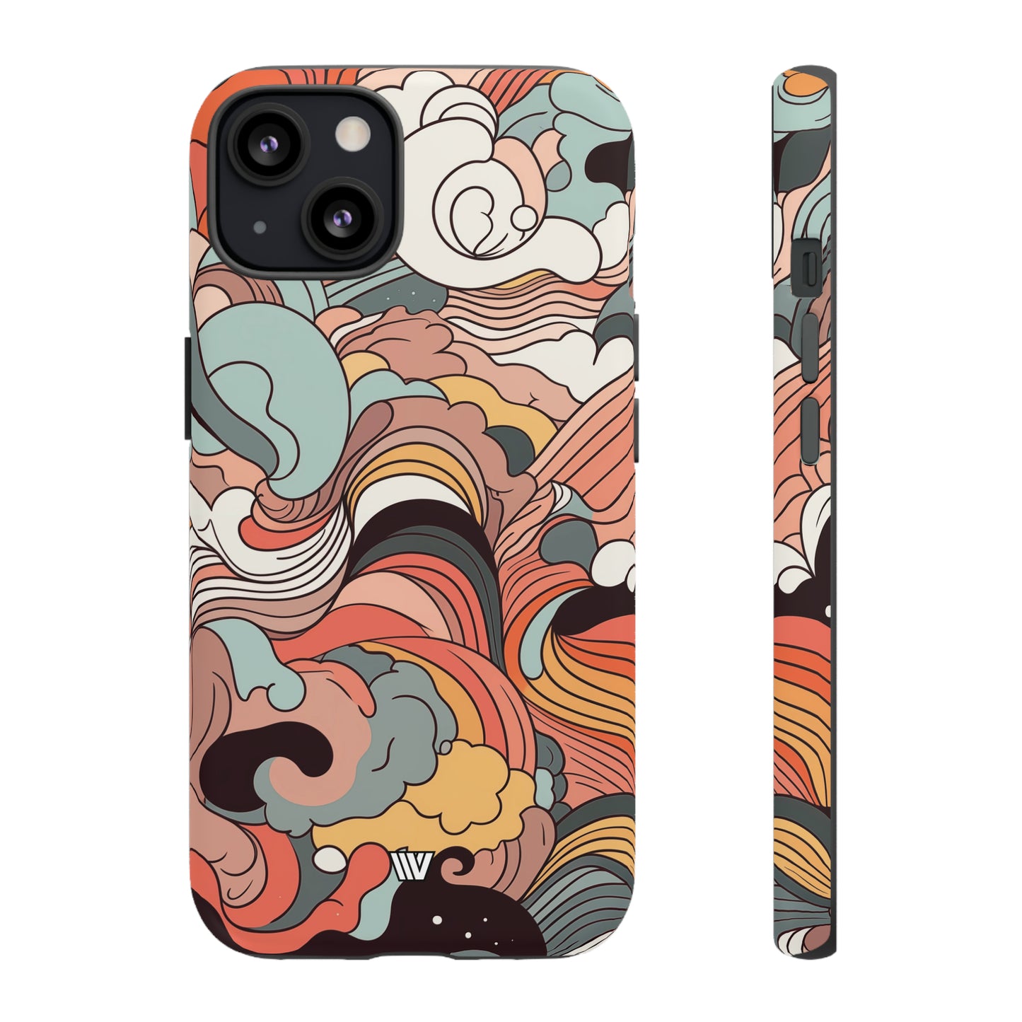 ABSTRACT DOODLE CLOUDS | Tough Phone Case - Trovvve