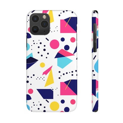 80s / 90s RETRO PATTERN LIGHT | Slim iPhone Case - Trovvve