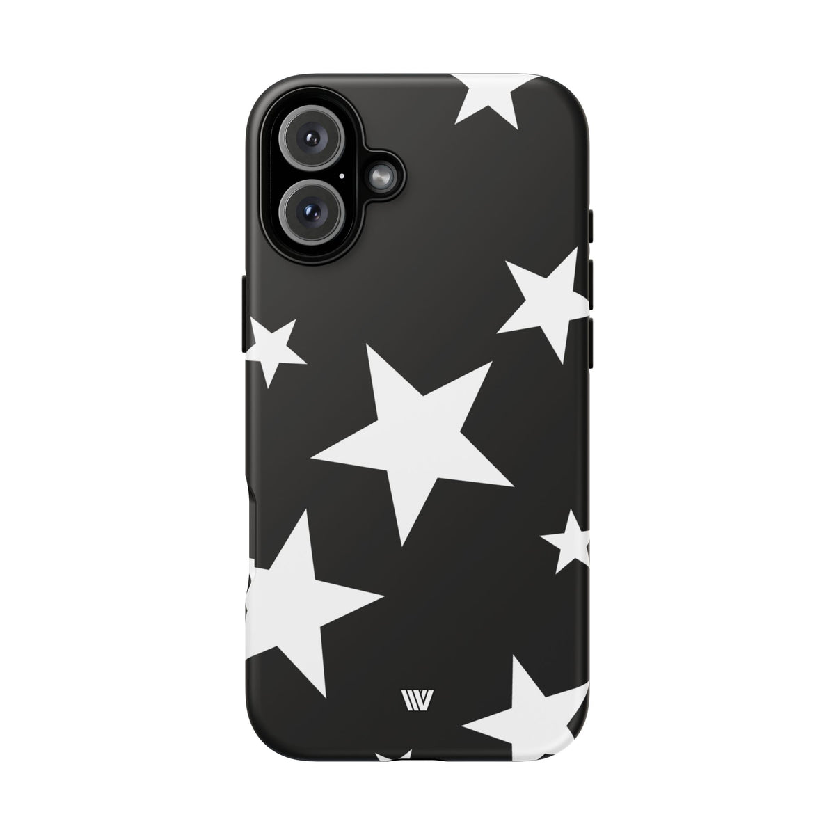 JET BLACK BOLD STARS | Tough Phone Case
