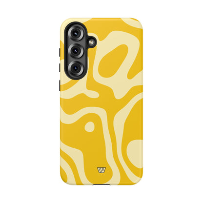 YELLOW SWIRL | Tough Phone Case