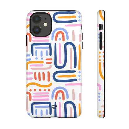 MEMPHIS BOLD LINES | Tough Phone Case - Trovvve