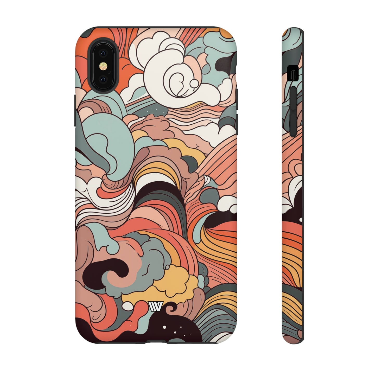 ABSTRACT DOODLE CLOUDS | Tough Phone Case - Trovvve