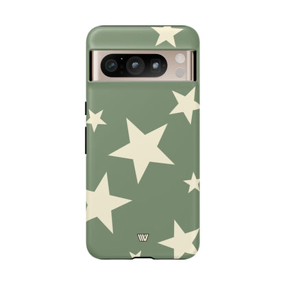 SAGE BOLD STARS | Tough Phone Case