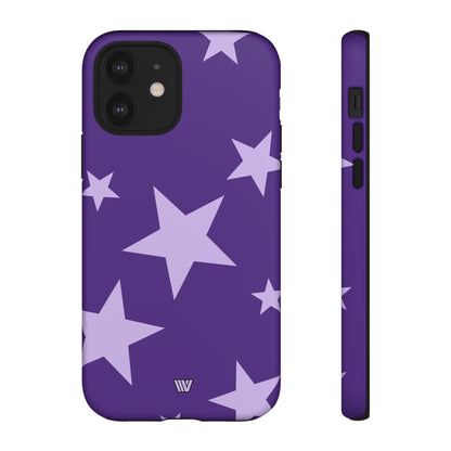 PURPLE BOLD STARS | Tough Phone Case