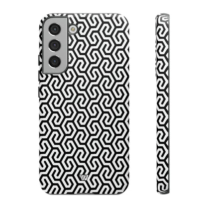 ABSTRACT INTERLOCKING PATTERN | Tough Phone Case