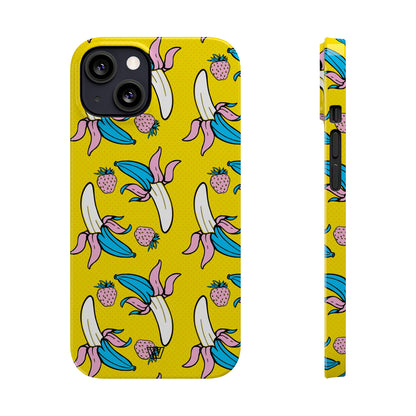 STRAWBERRY BANANA POP ART | Slim iPhone Case - Trovvve