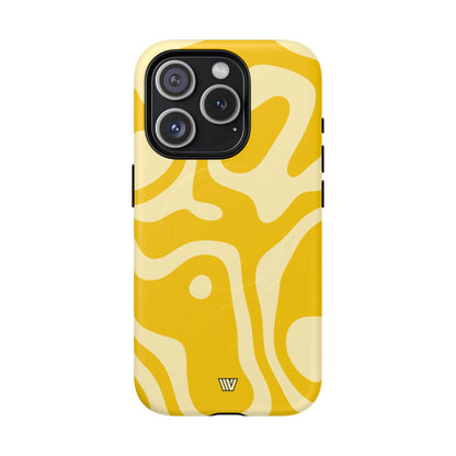 YELLOW SWIRL | MagSafe Tough iPhone Case