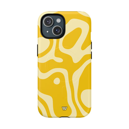 YELLOW SWIRL | MagSafe Tough iPhone Case