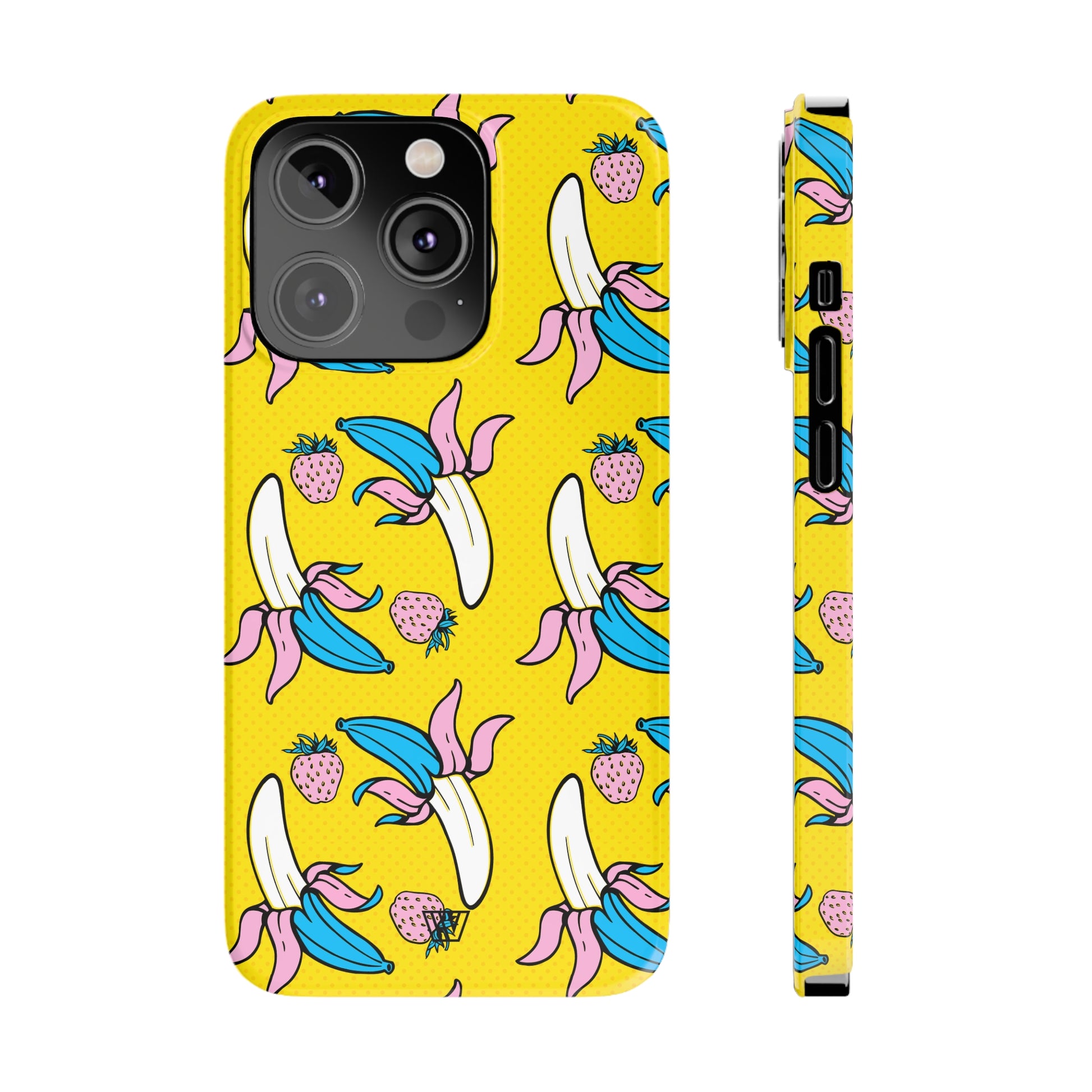 STRAWBERRY BANANA POP ART | Slim iPhone Case - Trovvve