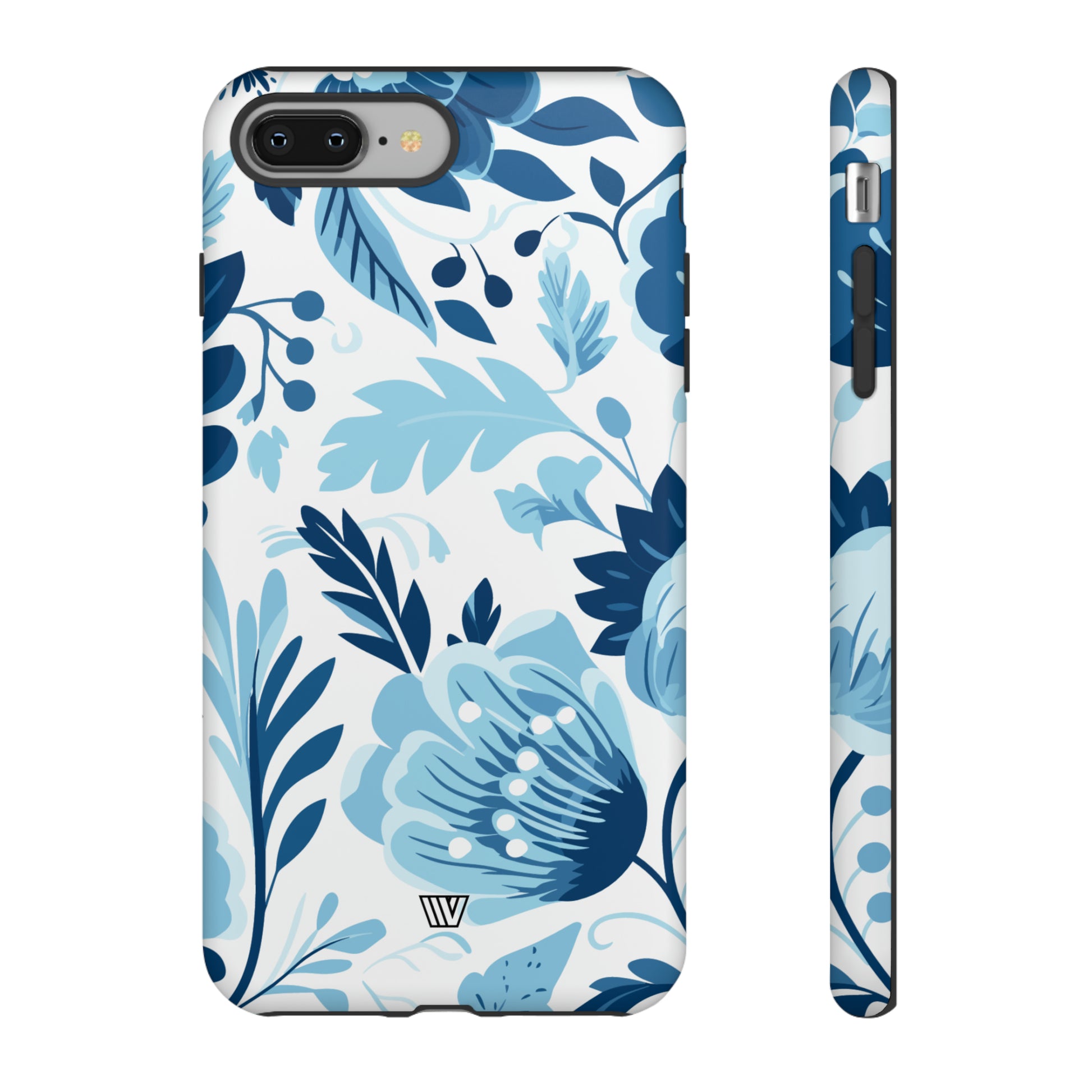 BLUE WHITE FLOWERS | Tough Phone Case - Trovvve