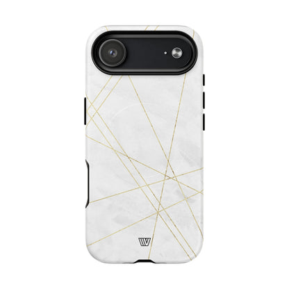 Gold Lines MagSafe Tough iPhone Case – iPhone 17 Air, Matte