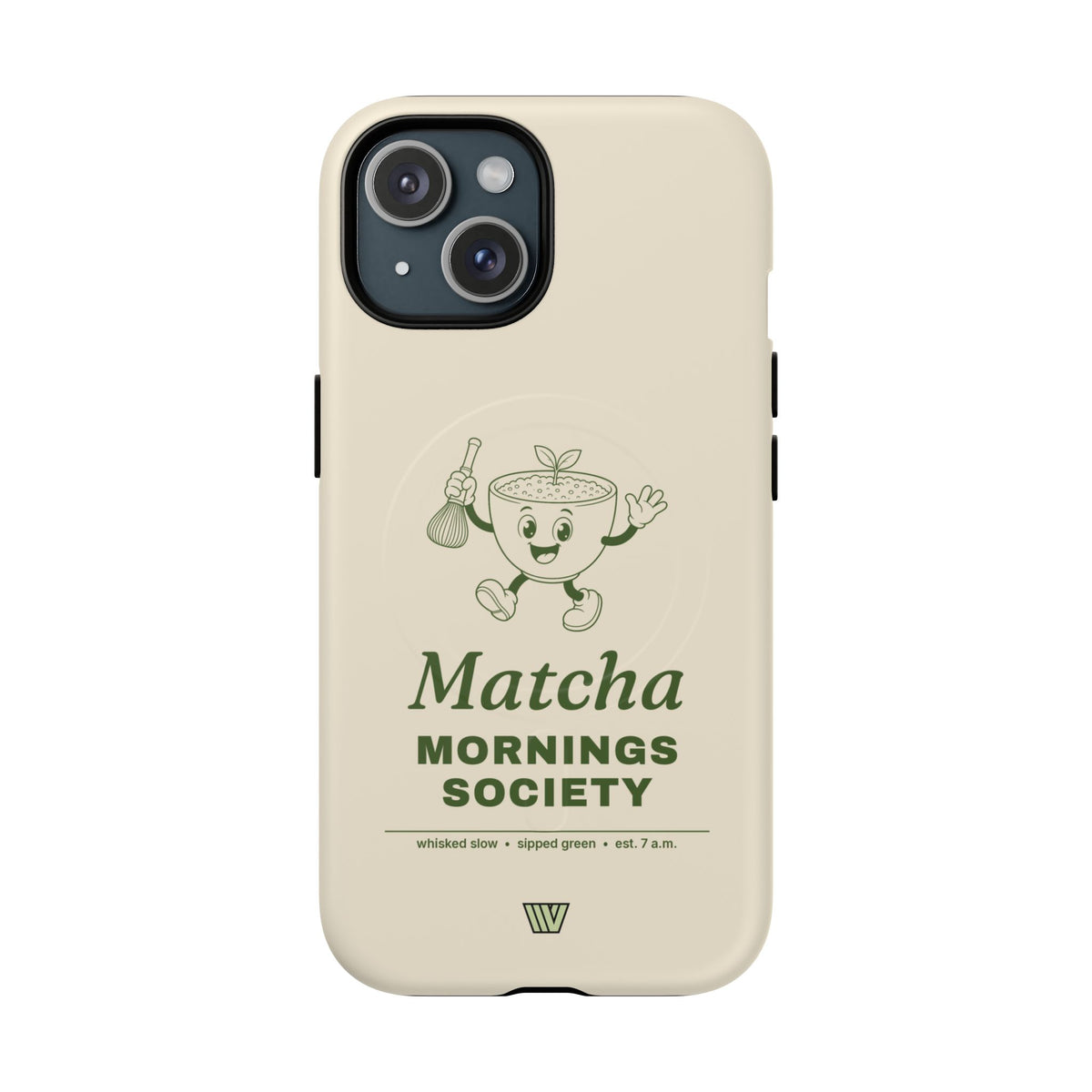 MATCHA MORNINGS | MagSafe Tough iPhone Case