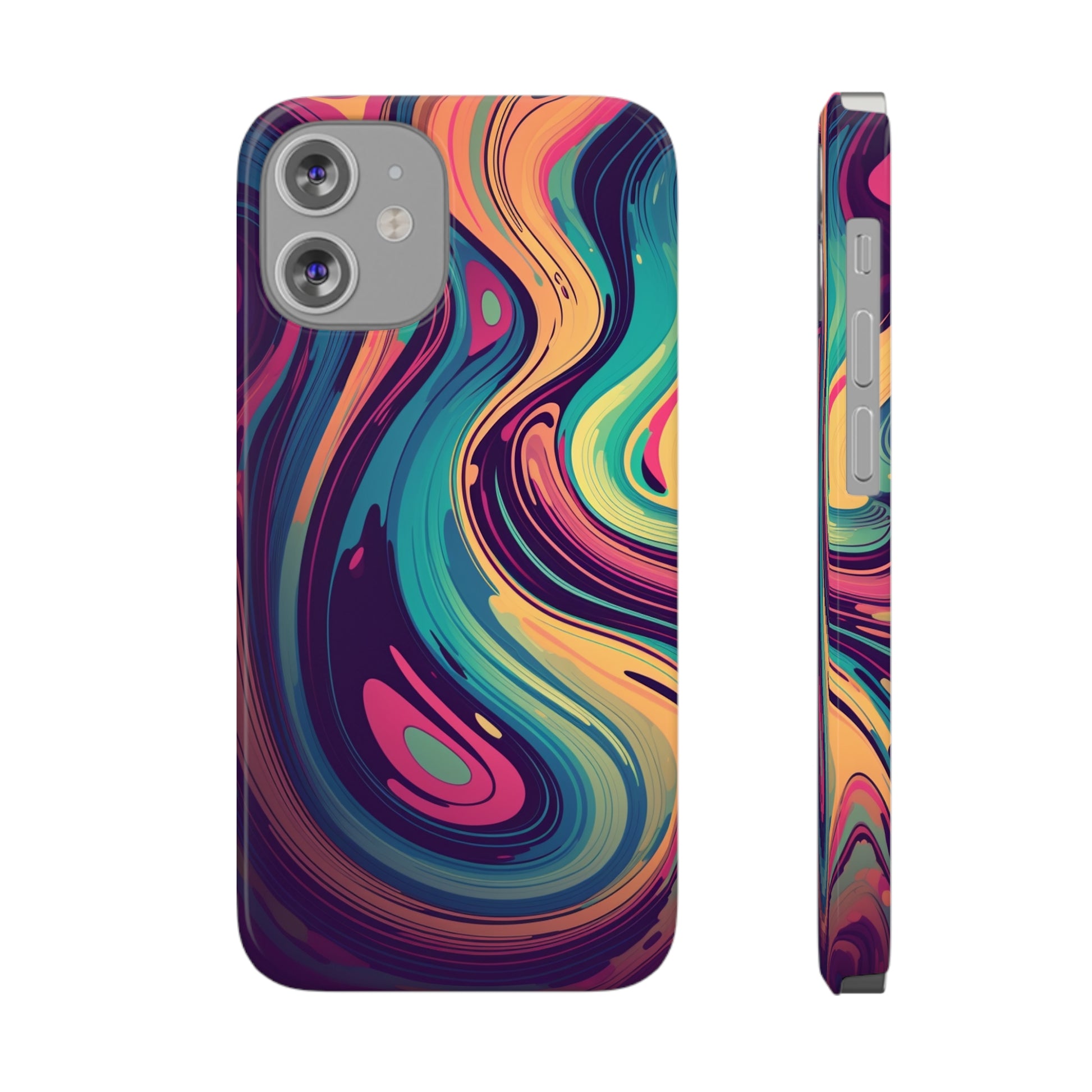 COSMIC LIQUID SWIRL |  | Slim iPhone Case - Trovvve