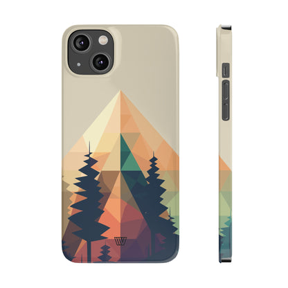 ABSTRACT MOUNTAIN PEAK | Slim iPhone Case