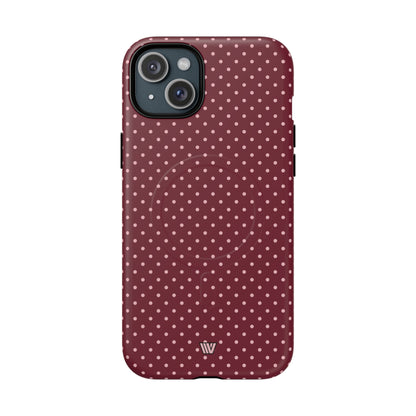 CLARET DOT | MagSafe Tough iPhone Case